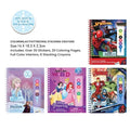Marvel Avengers Activity Book with Stacking Crayons, 20 Coloring Pages, 30+ Stickers, 6 Crayons