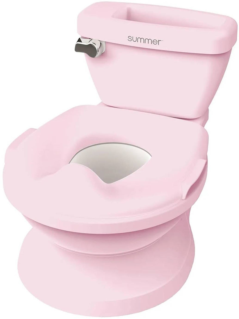 Summer Infant My Size Potty Pro 2-in-1 Training Potty with Flush Sound, Pink