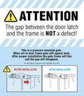 Regalo Extra Wide Safety Gate White, 29-38.5 in, 76 cm High, Model 1161