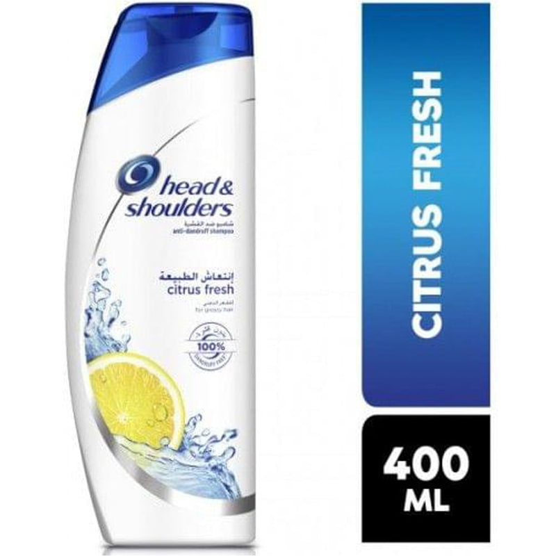 Head & Shoulders Natural Fresh Shampoo Citrus Scent 400ml