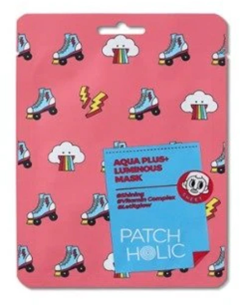 Patchaholic Patch Holic Aqua + Luminous Facial Mask for Sensitive Skin