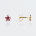 Studex S6023STX Stud Earrings, White Zircon, 24K Gold-Plated 316 Stainless Steel, 1 Pair