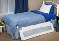 Regalo Extra Long Swing Down Bed Rail, Steel Frame, White, 54 Inch