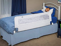 Regalo Extra Long Swing Down Bed Rail, Steel Frame, White, 54 Inch