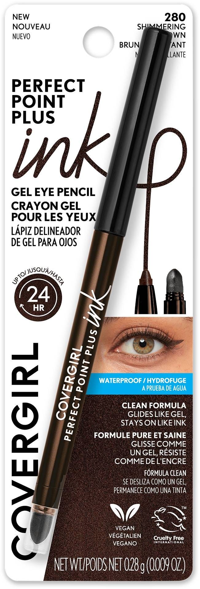 CoverGirl Perfect Point Plus Ink Gel Eye Pencil Shimmering Brown