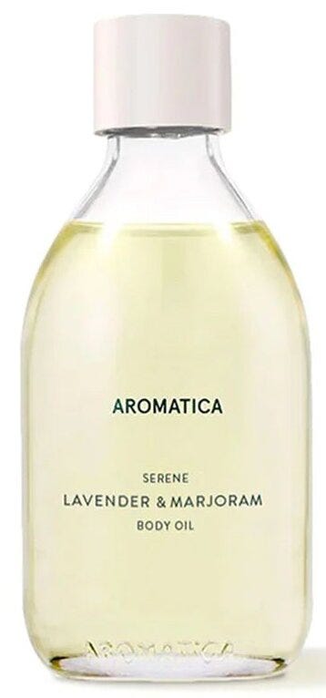 Aromatica Serene Body Oil Lavender & Marjoram Nourishing Aromatherapy Oil 100 ml