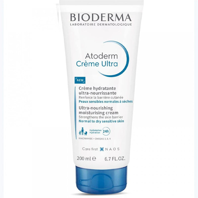 Bioderma Atoderm Cream Ultra Nourishing Body Cream Glycerin Shea Butter 200 ml