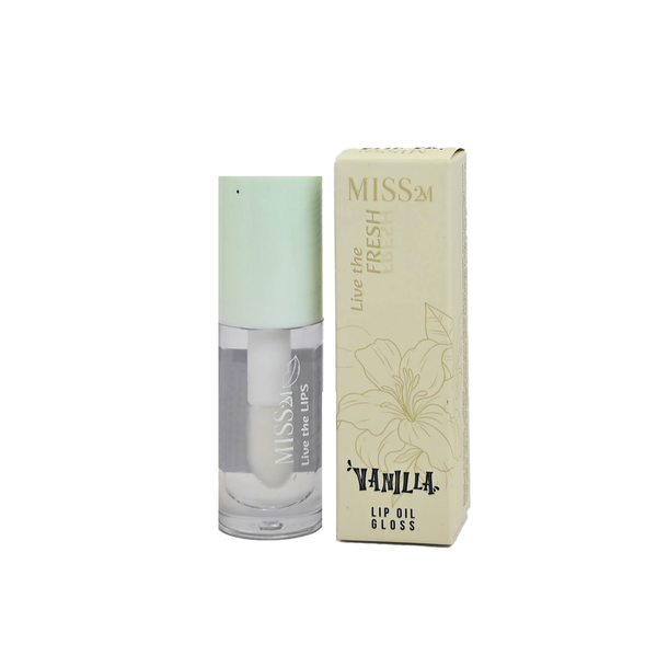 Miss 2M Lip Oil Gloss Lightweight Vanilla Scent