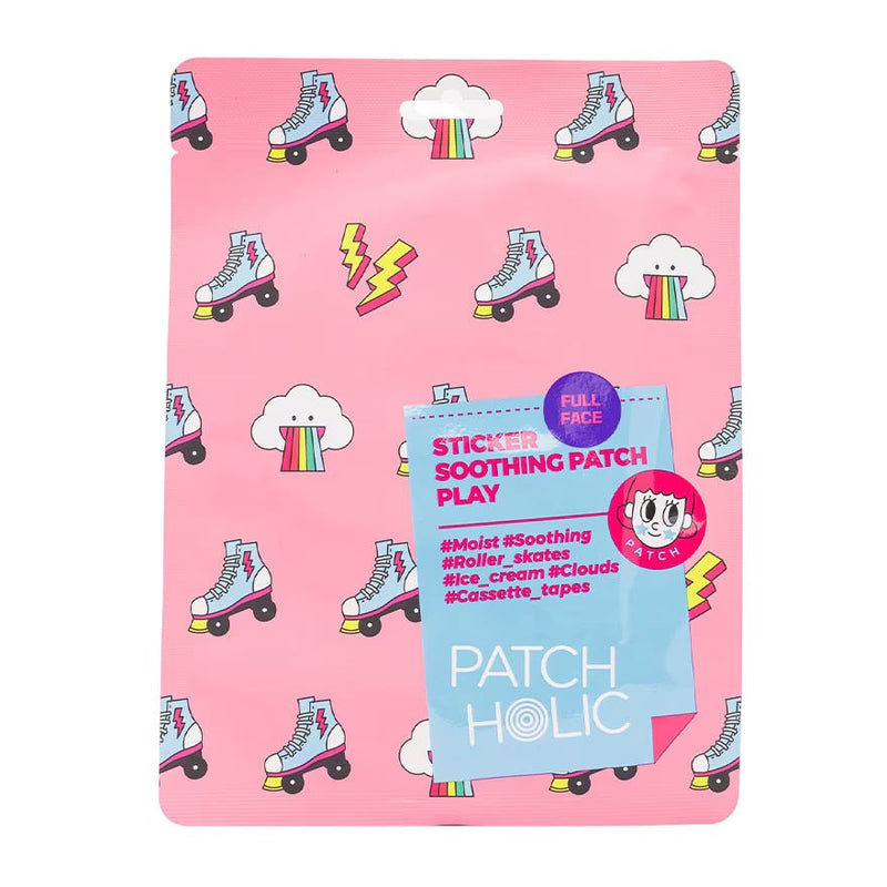 Patchaholic Patch Holic Sticker Soothing Patch Play Fullface Sheet Mask 12 g
