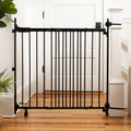 Summer Infant The Stairway+ Metal Safety Gate, 31-46 Inch, Black, No-Threshold Design