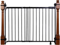 Summer Infant The Stairway+ Metal Safety Gate, 31-46 Inch, Black, No-Threshold Design