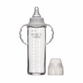 Vital Baby Glass Feeding Bottle With Handles 240ml