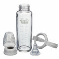 Vital Baby Glass Feeding Bottle With Handles 240ml