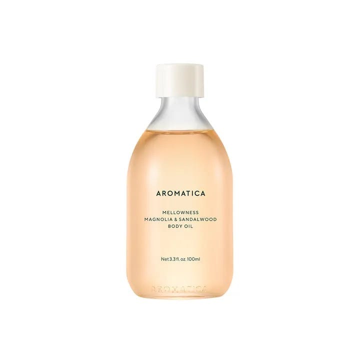 Aromatica Mellowness Body Oil Aromatherapy Magnolia Sandalwood 100ml