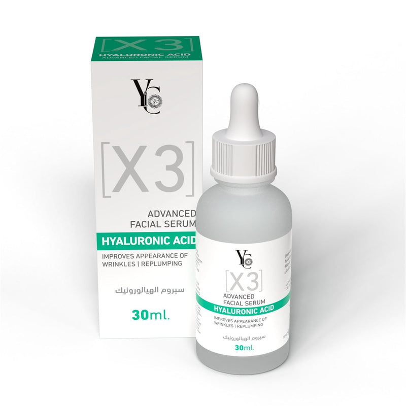 YC Advanced Hyaluronic Acid Facial Serum Lightweight Hydrating Formula 30 ml