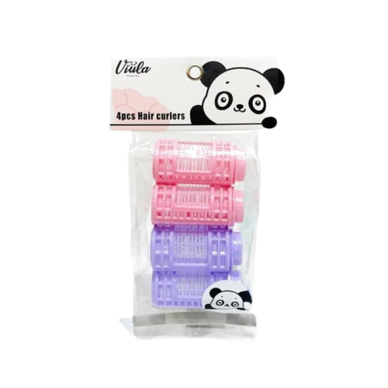 Viola Plastic Hair Rollers Styling Rollers 4 Pack