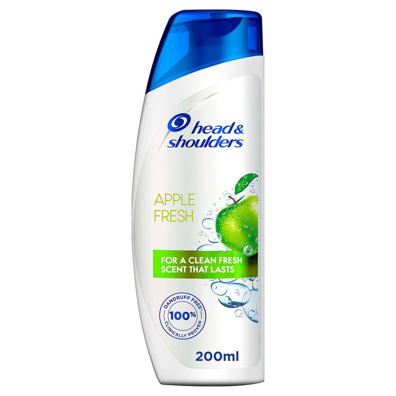 Head & Shoulders Apple Fresh Shampoo Zinc Pyrithione Apple Scent 200 ml