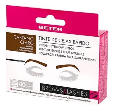 Beter Brows & Lashes Quick Eyebrow Tint Kit Brown Vegan Water-Resistant Color