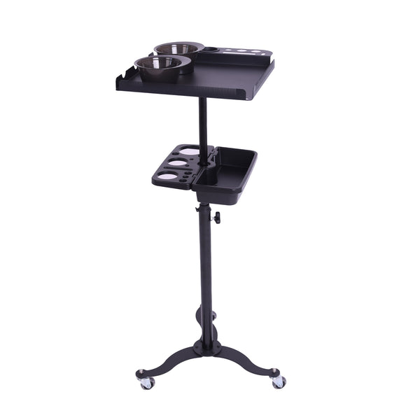 Salon System Hair Dye Holder Trolley Model T0195-1 Adjustable Salon Storage Cart