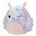 Jazwares Squishmallows Dottie Pink and Blue Tie-Dye Sea Slug Plush