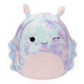 Jazwares Squishmallows Dottie Pink and Blue Tie-Dye Sea Slug Plush