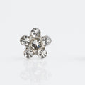 Studex Sensitive S6004WSTX Stainless Steel Stud Earrings, Nickel-Free Zircon, 1 Pair