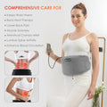 Comfier CF-6006NG Heated Waist Belt Massager, 3 Modes, 2 Heat Levels, Adjustable Up to 58 Inches