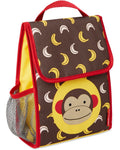 Skip Hop Zoo Lunch Bag Monkey Insulated Kids' Lunch Bag with Bottle Pocket