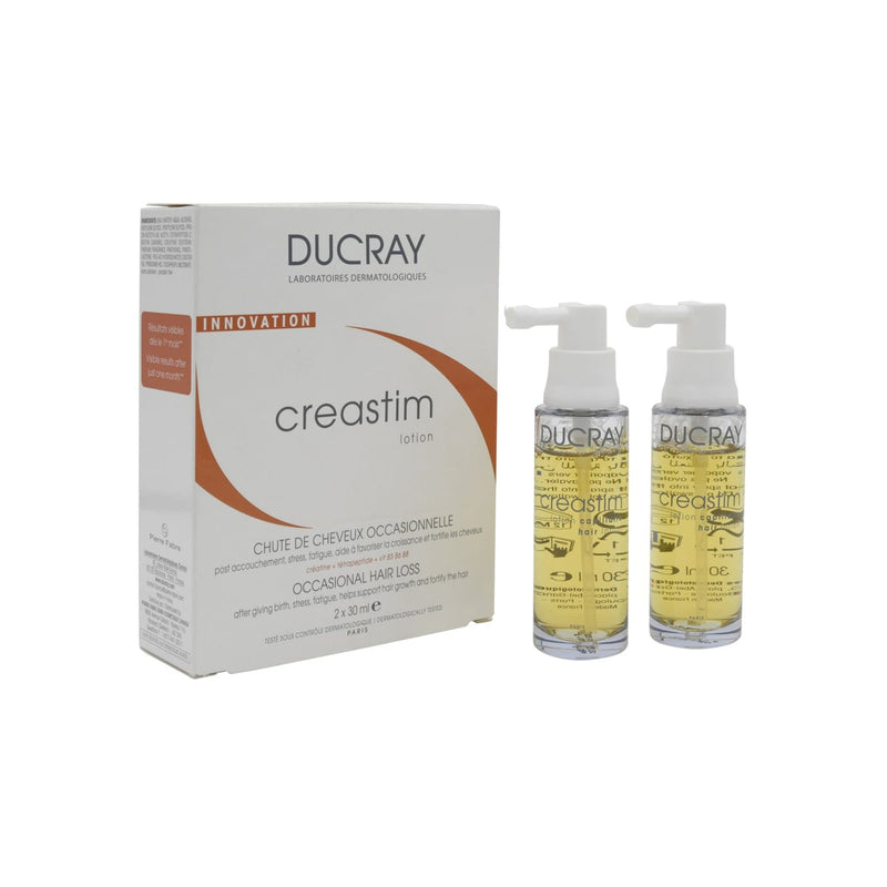 DUCRAY Creastim Lotion for Hair Loss, 2 x 30 ml