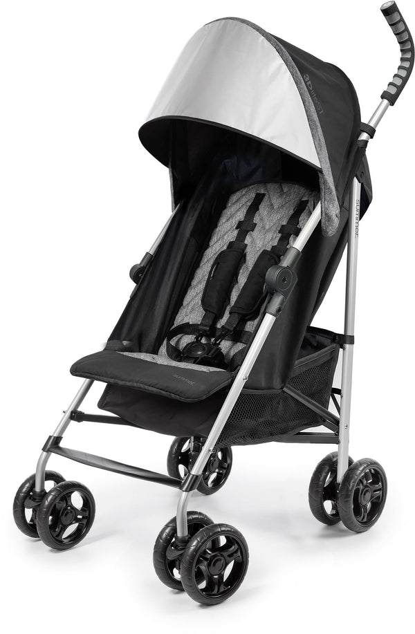 Summer Infant 3Dlite ST Convenience Stroller Multi-Position Recline Black 6-60 Months