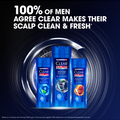 Clear Men Deep Cleanse Shampoo Liquid Gel Activated Charcoal Mint 400ml