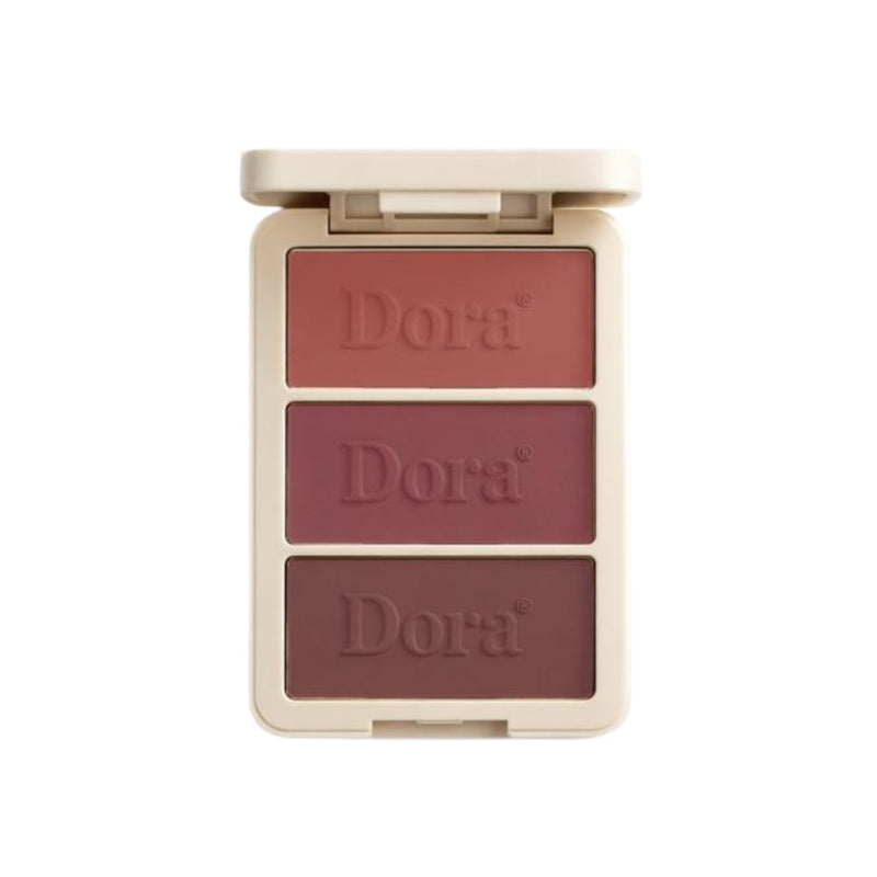 Dora Blush Powder Blush Palette, Radiant Finish, Easy-Blending Formula
