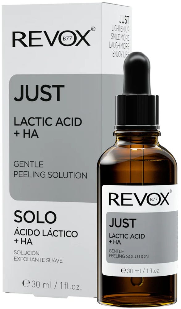 Revox B77 Just Lactic Acid + HA Gentle Facial Peeling Solution 30ml