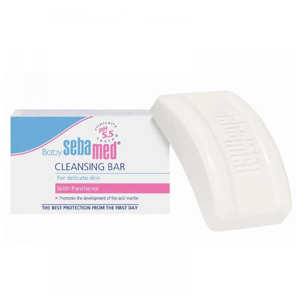 Sebamed Baby Cleansing Bar Soap-Free pH Balanced Panthenol Sensitive Skin