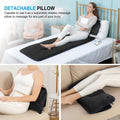 Comfier CF-3603UB Full-Body Massage Mat, App-Controlled Vibration, Shiatsu Neck Pillow, Heat, Black