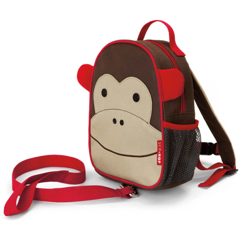 Skip Hop Zoolet Monkey Mini Backpack with Detachable Tether, Adjustable Straps