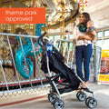 Summer Infant 3Dlite Convenience Stroller Lightweight Aluminum Frame Black Gray
