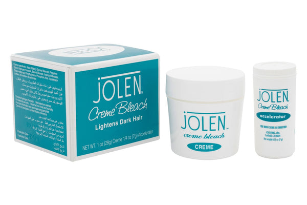 Jolen Hair Lightening Cream No-Drip Formula with Mixing Cup 113g