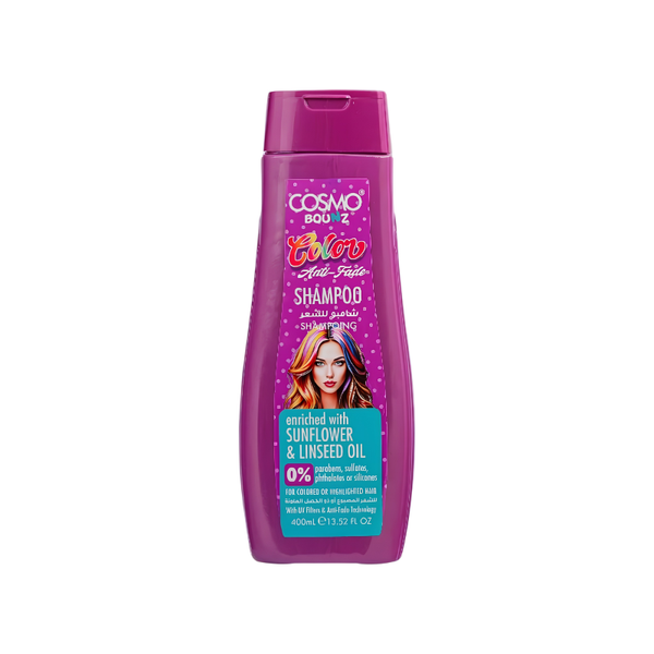Cosmo Bounces Color Anti-Fade Shampoo for Colored Hair, 400ml