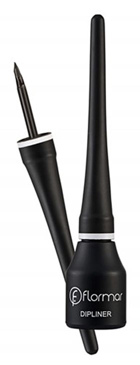 Flormar Dipliner Black Liquid Eyeliner Precise Definition Water-Resistant Formula