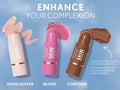CoverGirl TruBlend Skin Enhancer Highlighter Balm 320 Rose Beam Cream Stick