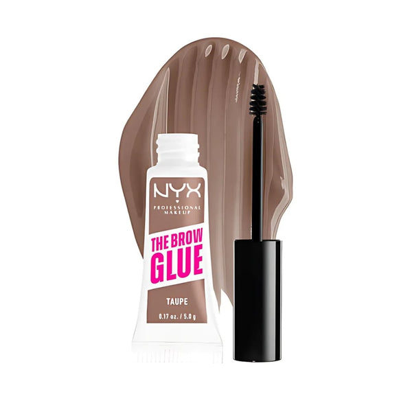 NYX The Brow Glow Eyebrow Gel Taupe TBG02 Long-Lasting Hold