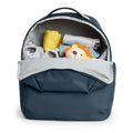 Skip Hop Go Envi Eco-Friendly Diaper Backpack Grey Blue Hex with Changing Pad and Food Tower