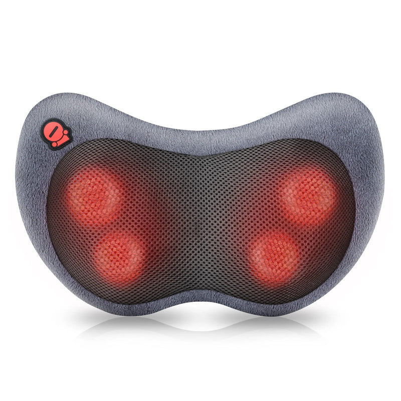 Comfier CF-6108G Shiatsu Massage Pillow, U-Shaped Neck, Back and Shoulder Massager with Heat