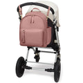 Skip Hop Greenwich Diaper Backpack Vegan Leather Dusty Rose