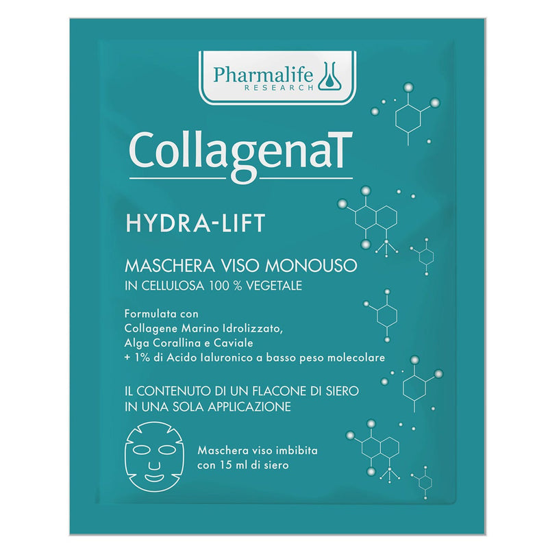 Collegenat Hydra-Lift Disposable Moisturising Face Mask Sheet, 15 ml