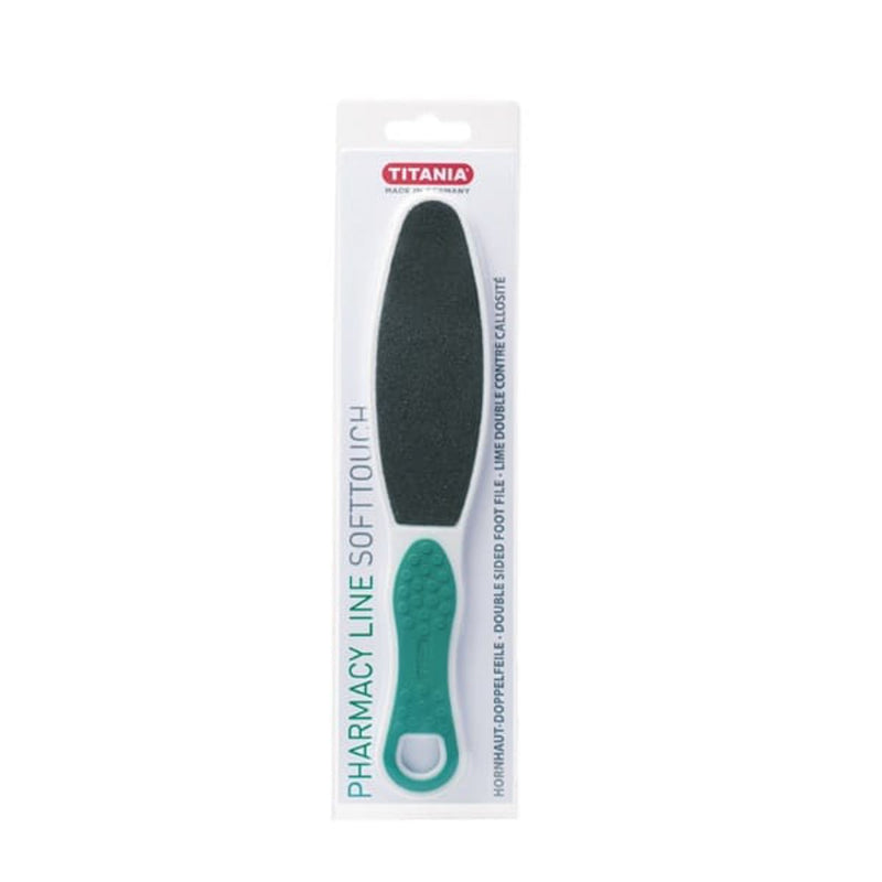Titania Softtouch Double Foot File & Nail Clipper Stainless Steel Ergonomic Grip