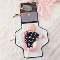 Skip Hop Pronto Changing Station Portable Diaper Changing Clutch Black/White Stripes