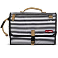 Skip Hop Pronto Changing Station Portable Diaper Changing Clutch Black/White Stripes