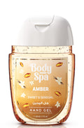 Body Spa Amber Hand Gel Quick-Dry Sanitizer Sweet & Sensual Amber Fragrance 29 ml